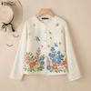ZANZEA Women Round Neck Long Sleeve Loose Floral Print Blouse