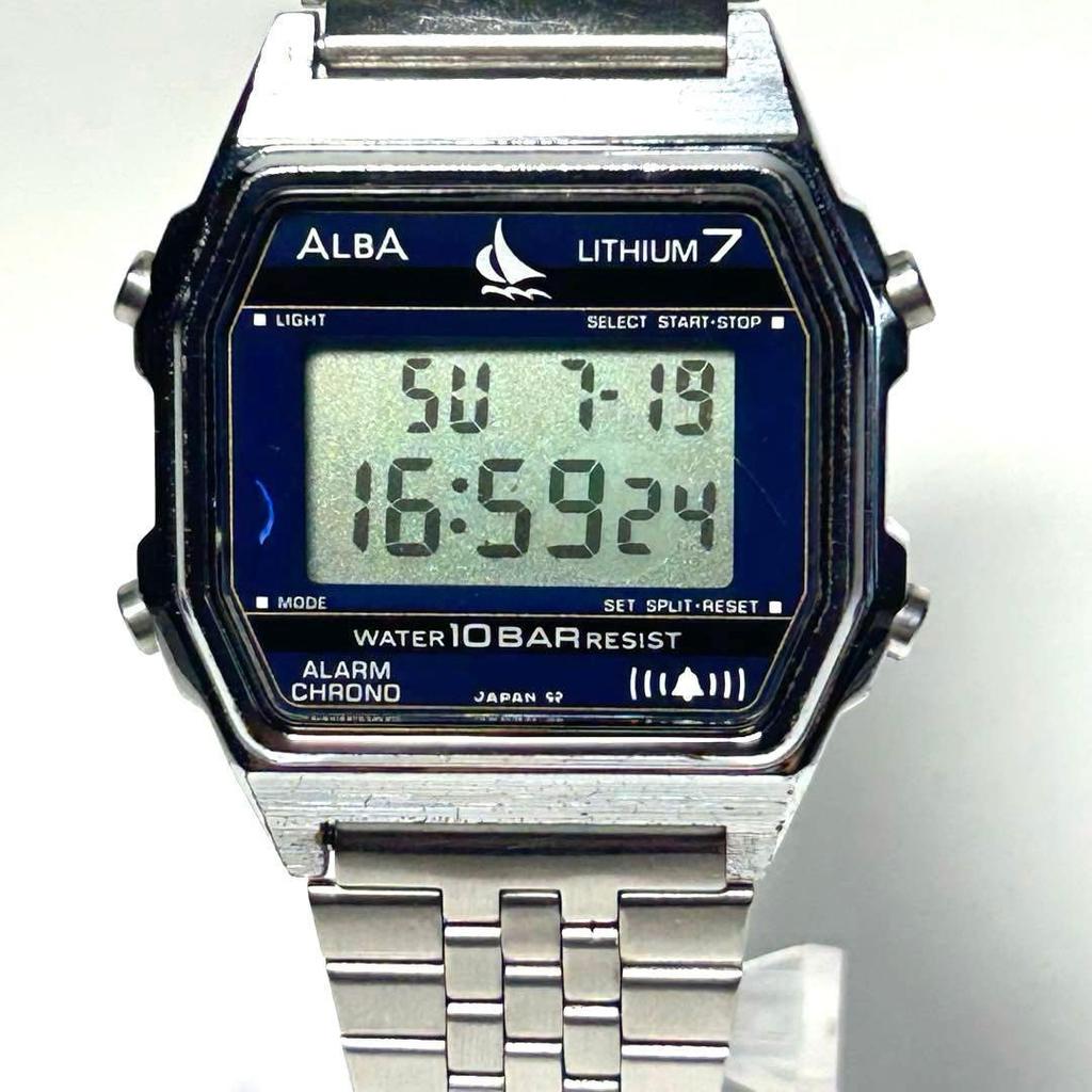 Used Excellent condition SEIKO ALBA W309-4210 Yacht, battery replaced