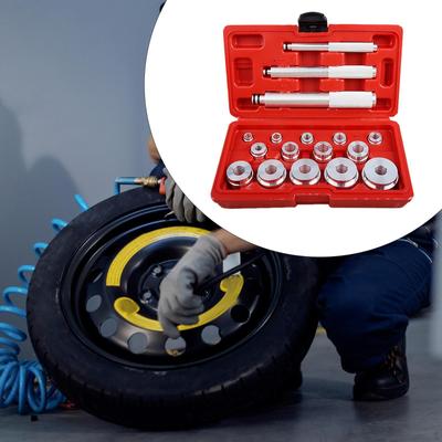 17 szt. Zestaw do wciskania łożysk Tuleja dystansowa Stabilne Praktyczne Narzędzie do montażu kół