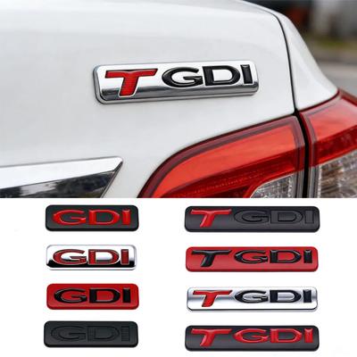 3D Metal GDi TGDI Logo Car Rear Trunk Emblem Badge Sticker for Sonata IX35 Tucson Elantra