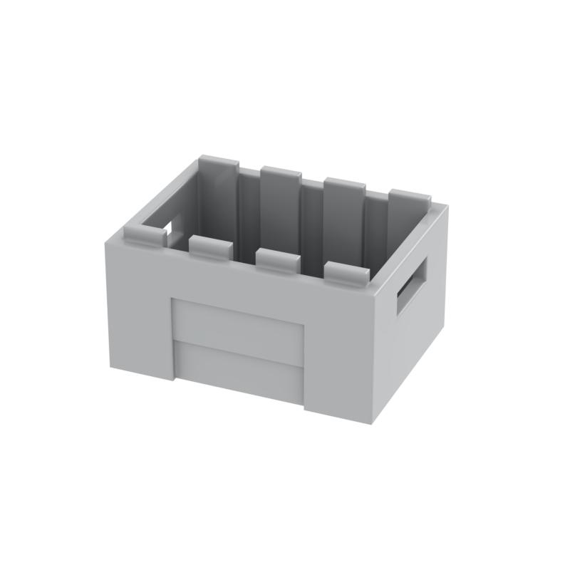 Custom Creation Brick Parts 30150 Container Crate with Handholds Traditional Piece Fits with All Brands Creating Block Toy Accessory