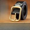 Retro Belt Men's High-end Leather Needle Buckle Jeans with Single-layer Pure Cowhide Tactical Belt Men's Style