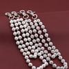 Hip Hop Disco Ball Rhinestone Exquisite Imitation Pearl Keychain Wallet Belt Chain Men Women Punk Hipster Pant HipHop Jewelry