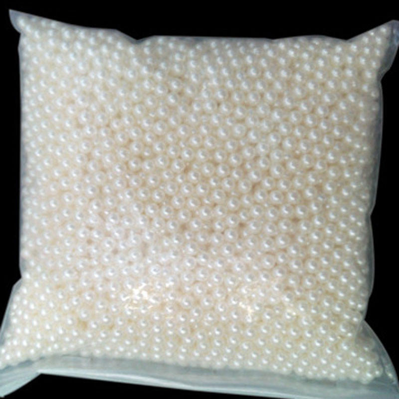 

100 штук бусин(имитация жемчуга)в мешочке,для изготовления украшений