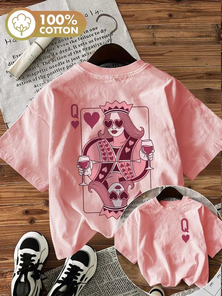 Gothic Streetwear 100% Cotton Women's Graphic Girl Print T-Shirt Y2k Crew Neck Short Sleeve Top Vintage Shirt Harajuku