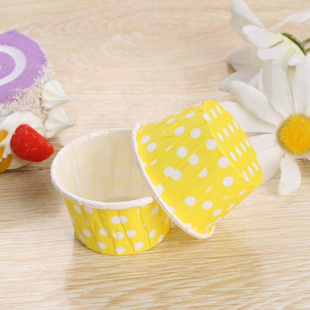 100PCS Colorful Bakeware Grease-proof Pan Case Paper Baking Wrapper Cupcake Liner Muffin Cup