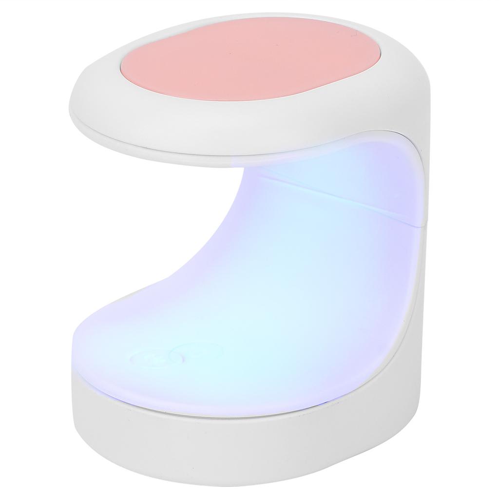 16W Mini Gel Polish Dryer USB Charging LED Dual Light Sources Nail Curing MachinePink