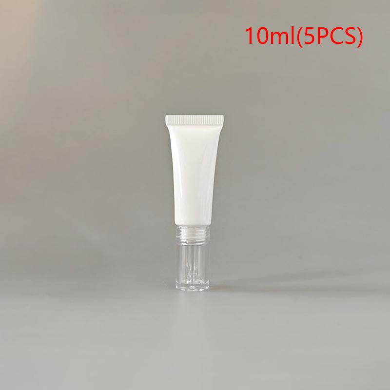 10Ml/15Ml /20Ml Soft Empty Hose Tube 5Pcs Travel Portable Eye Cream Tubes Cosmetic Container Empty Gel Dropper Tubes
