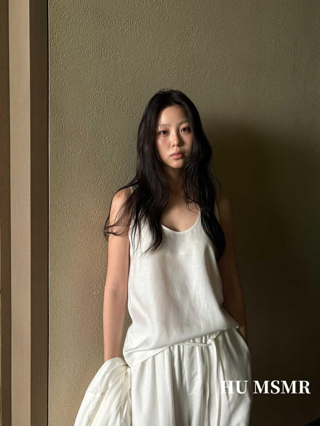Guangzhou HUMSMR Summer Linen Loose Vest G8005 Medium чёрный