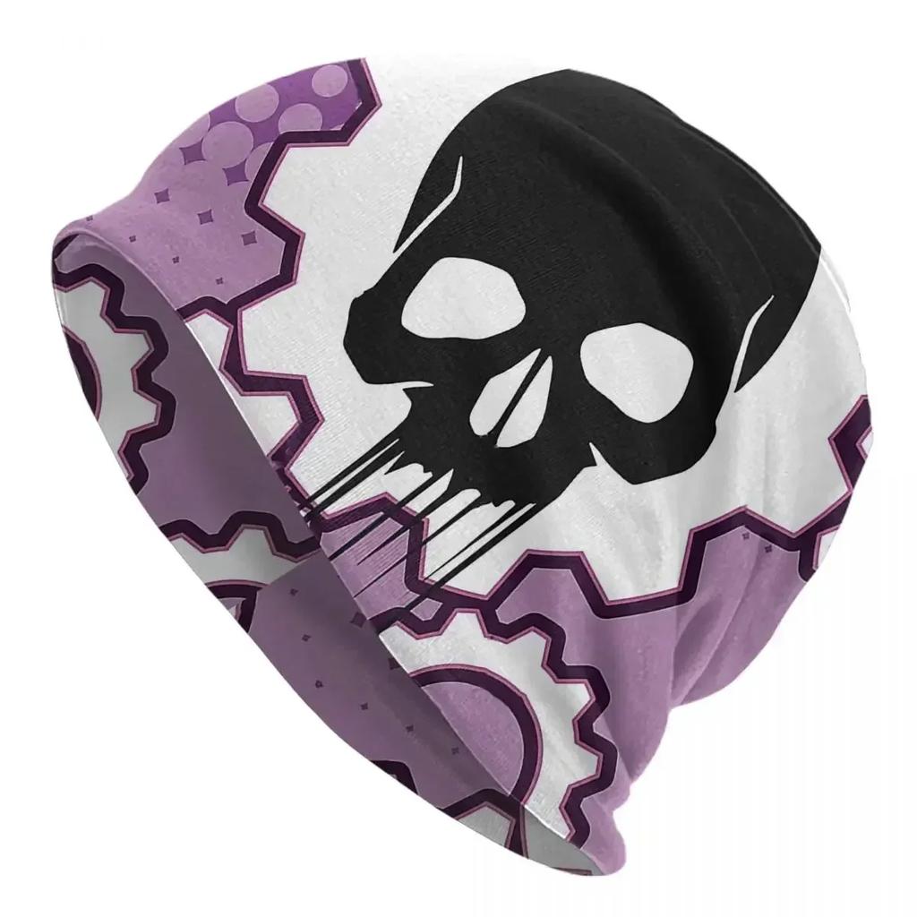 Heavy Metal Skeleton Skull Punishers Warm Knitted Cap Fashion Bonnet Hat Autumn Winter Outdoor Beanies Hats for Unisex Adult
