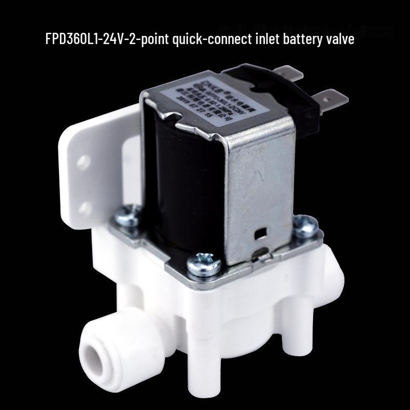 

Побутовий водонепроникний електромагнітний клапан для очищувача води 24 В із самопромиванням та реле тиску