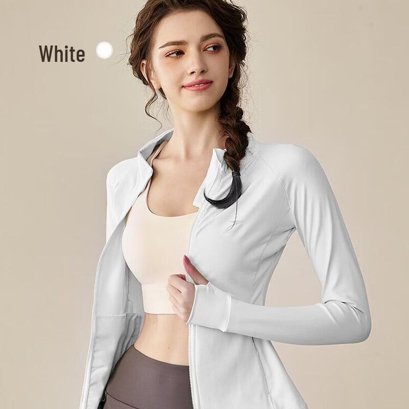 

Women s Stand-Collar Athletic Fitness Jacket XL