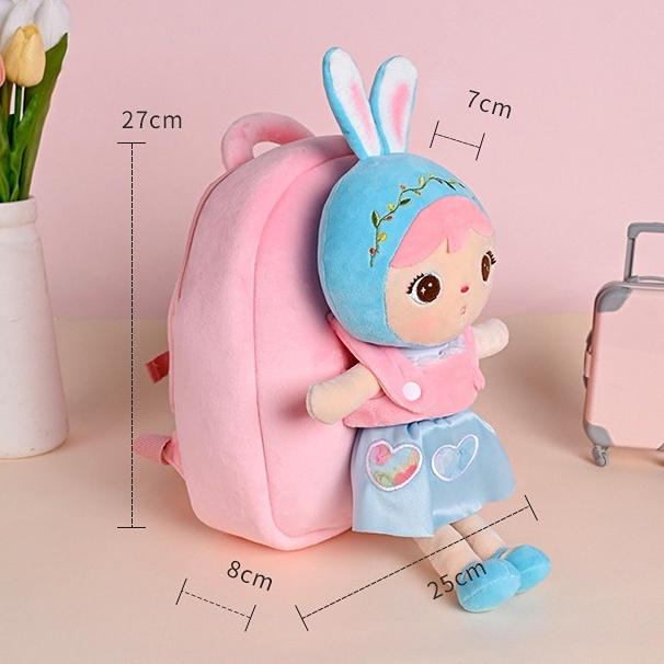 Non-Toxic Metoo Cartoon Animal Plush Children'S School Bag Kindergarten Cute Fashion Color Blocking Backpack Mini Backpack