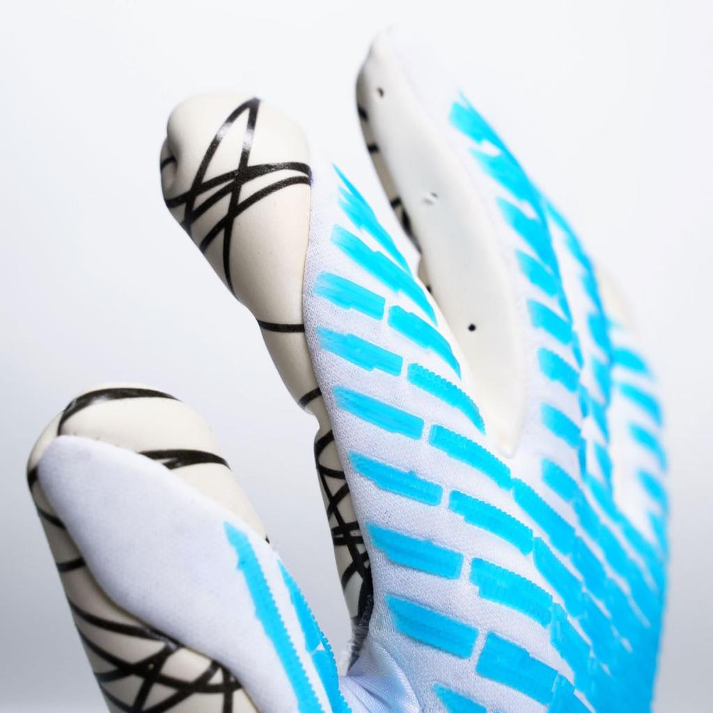 Uhlsport Cybertech Ultra Grip Półnegatywne Rękawice Piłkarskie Bramkarskie 01 (1011373 10)