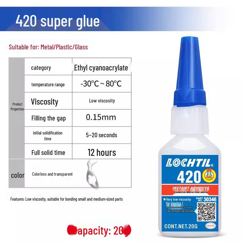 Quick-Drying Glue Collection: Strong Instant Adhesive for Shoes, Metal, and Plastic – Models 401, 403, 406, 416, 460, 495, 496, 498.
