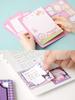 Hot  Cute Sanrio  & For Kuromi Cinnamoroll  Sticky Notepad, Adorable Oblong Paper Notepad For Office Stationery