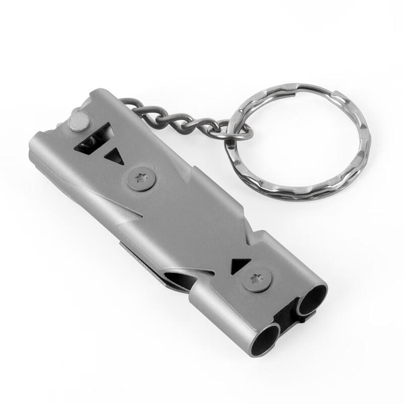 Mushen Golden Key Outdoor Survival Whistle Keychain (2-Pack)
