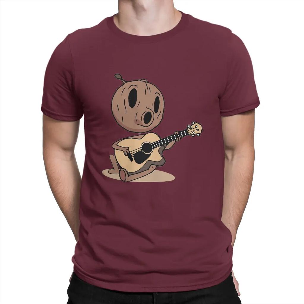 Music Guitar Hip Hop TShirt H-Hilda Cartoon Leisure T Shirt Summer Stuff For Adult