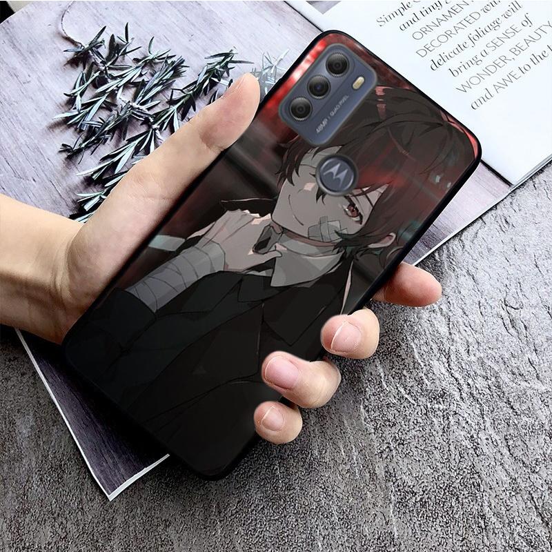 Bungou Stray Dogs Phone Case for Motorola Moto E32 E20 E40 G22 G52 G20 G30 G100 G60 G50 G10 GPure GStylus G9 One Action Macro