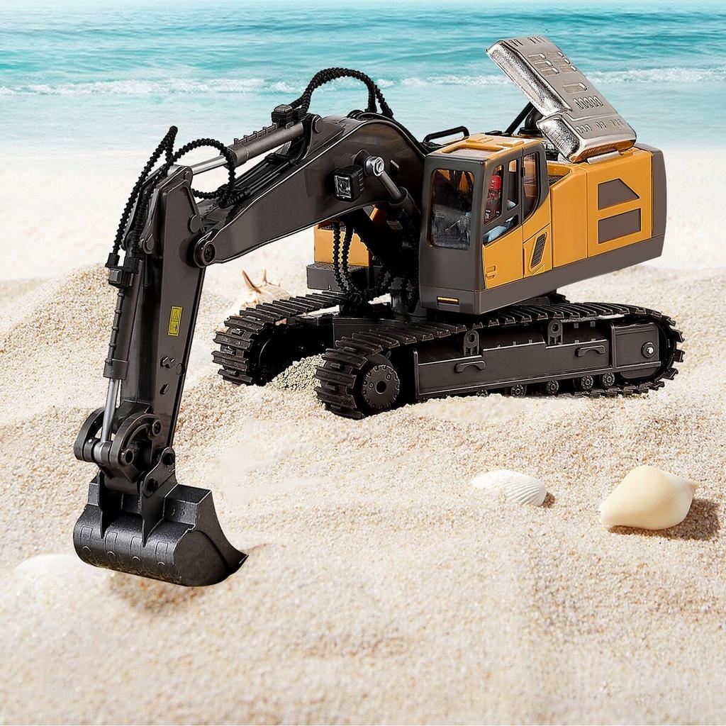 Remote Control Excavator Toy 11 Channel 1:20 Scale RC Excavator Digger