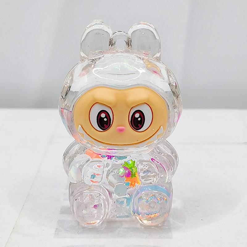 Quicksand Rabbit Cute Flash Color Dopamine Car Home Toy Ornaments