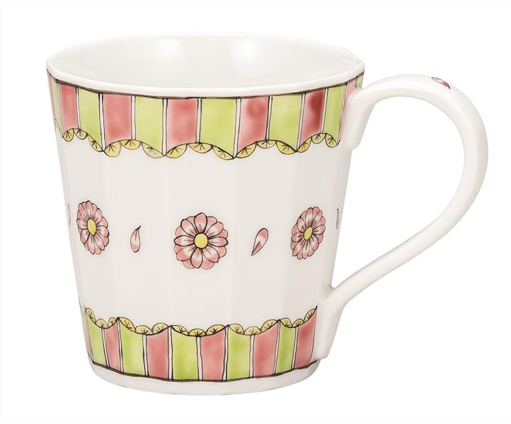 Nakamaru "Kutani Ware" Mug - Pink (K9-986)
