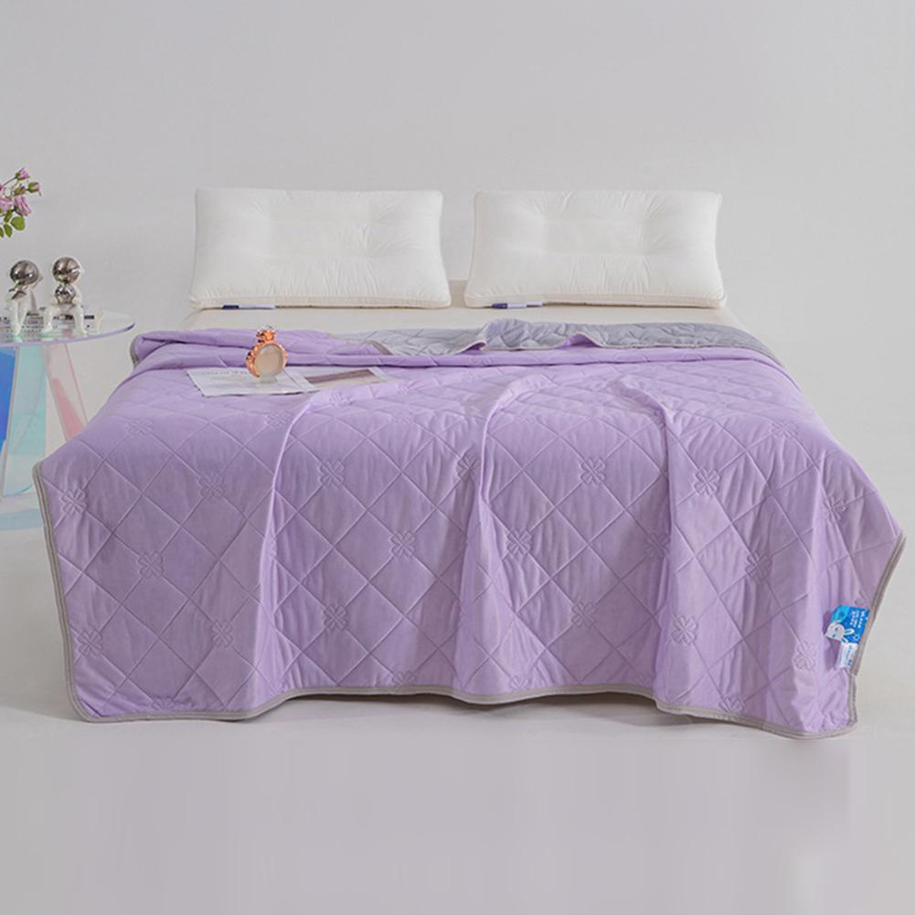 Premium Ice Silk Cooling Blanket Lightweight Summer Throw For Adult Kid Baby