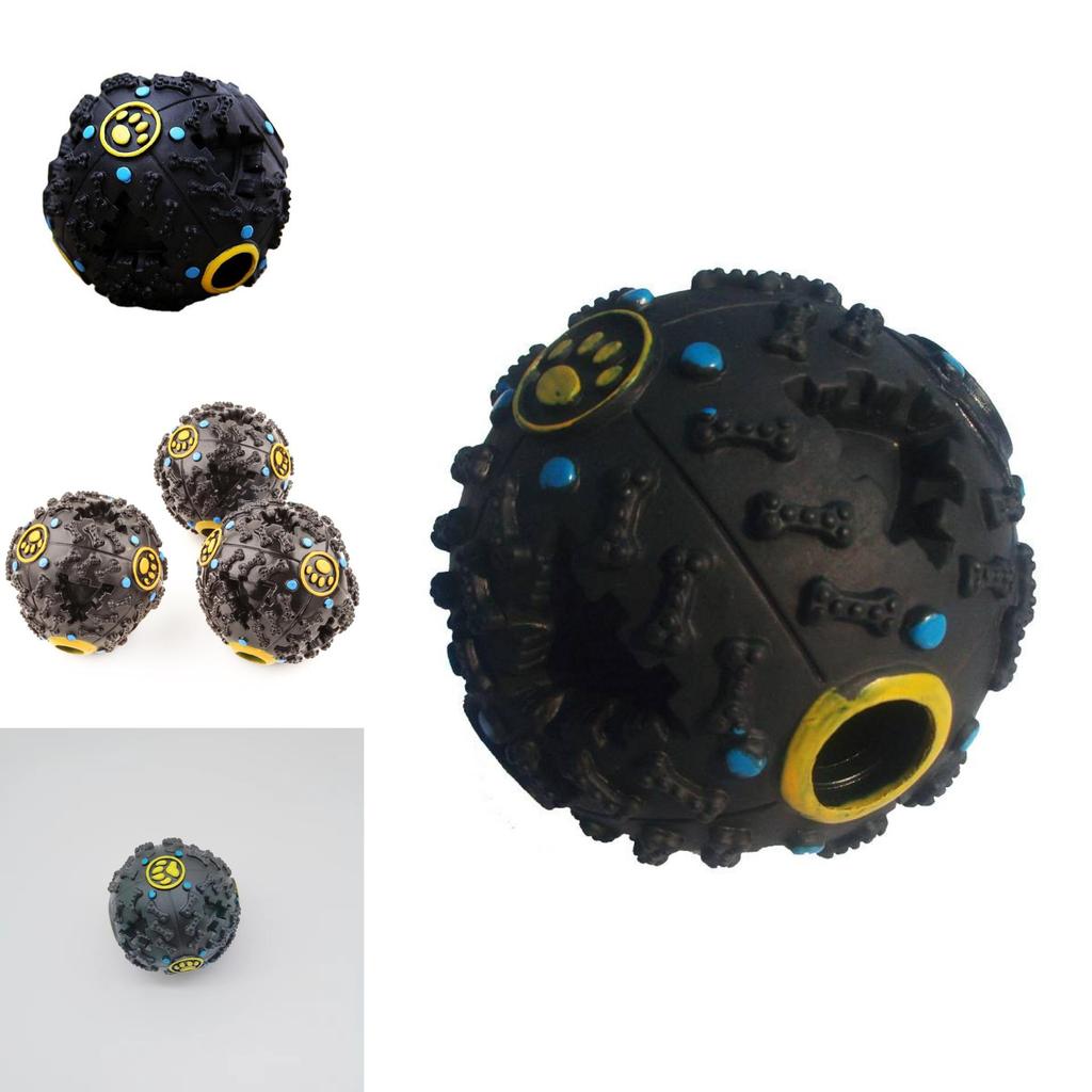 Fun Interactive Plastic Squeaky Chew Toy Ball For Dogs Ideal For Teeth Cleaning And Playtime