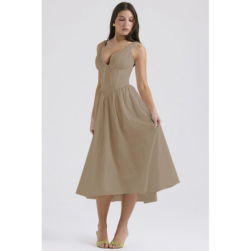 Strap Dress 2025 Summer New Arrival Silm Suspender Dress European American Fashion Floral Print V Neck Elegant Dress