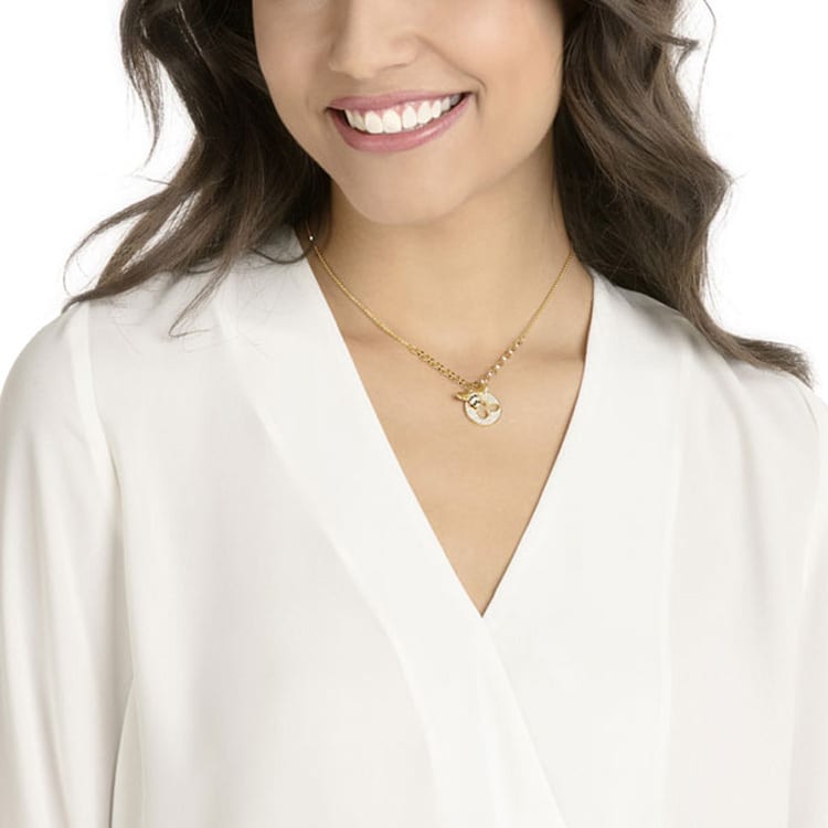 Swarovski Gold Plated Necklaces Women's Gold 5365641