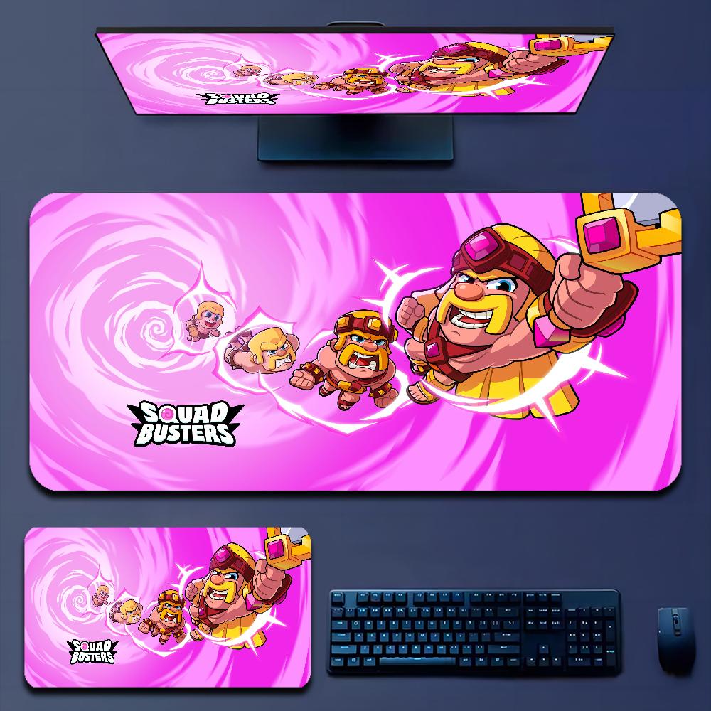 S-Squad B-Busters My Favorite gamer play mats Mousepad Size for Keyboards Mat Mousepad for boyfriend Gift