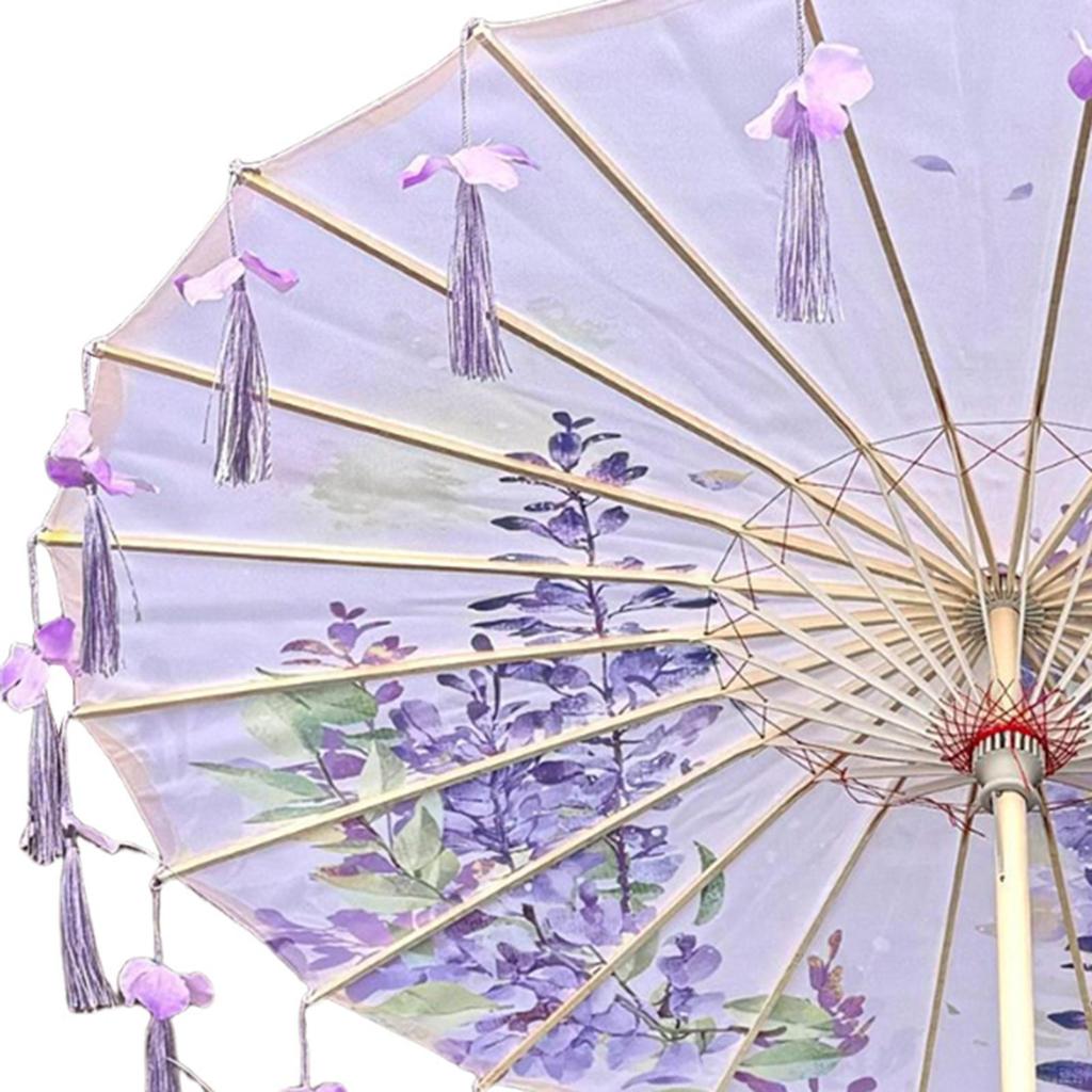 Chinese Umbrella Classical Craft Dance for Village Scenery Photography