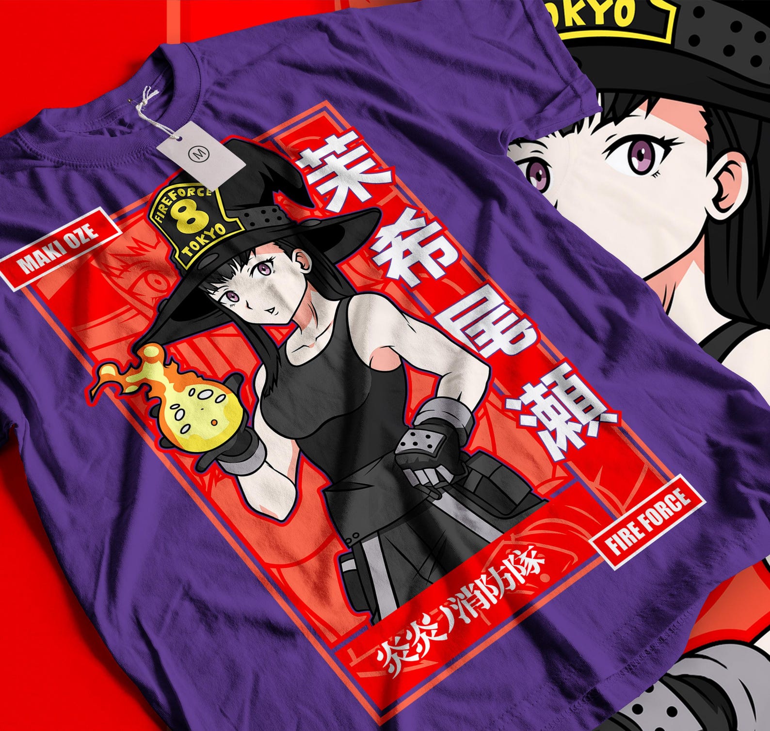 Shinra Anime T-shirt Unisex, Fire Force Anime Manga Shirt, Anime Shirt, Anime Lover Shirt, Graphic Anime Tee, Manga Shirt, Japanese Shirt 4XL