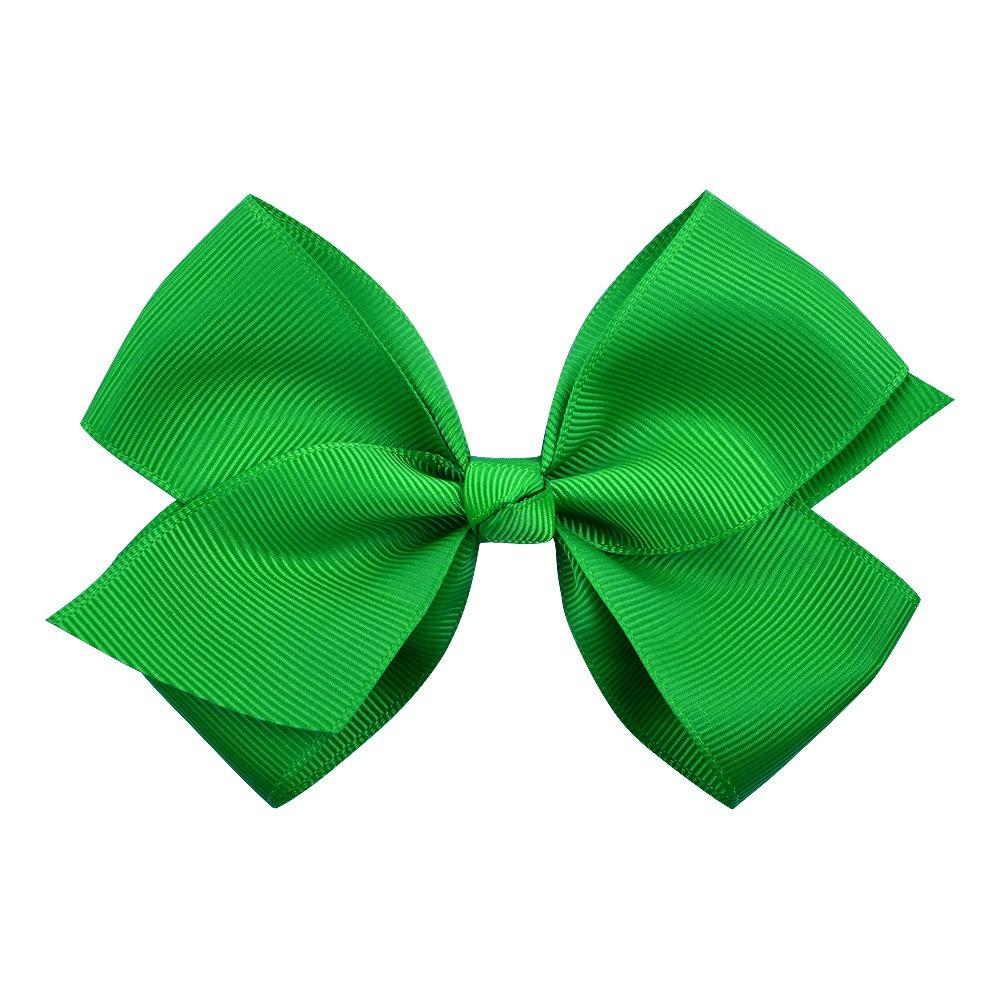 1pcs 4.5 Inches Sweet Candy Color Hair Bows With Clip Kids Girls Boutique Handmade Hair Clip Hairgrips Hair Accessories