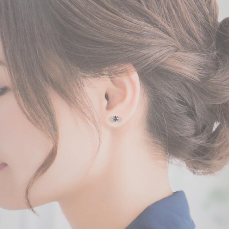 no brand  Pierce diamond/Pt900Platinum Women