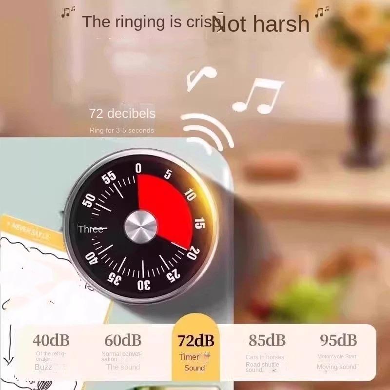 Student timer reminder kitchen dedicated countdown timer home time manager disk mechanical alarm clock