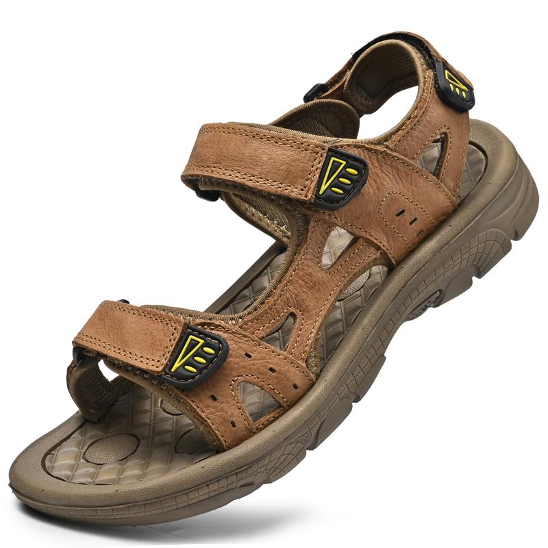Fashion Quick-Dry Outdoor Sandals Breath Walking Shoes Anti-Slip Sole Comfortable Walking Shoes Beach Flats New Design Men Sport Sandals