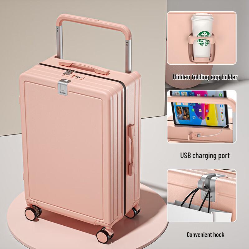 Li Shen Wide Hardside Luggage with USB Charging