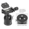1/4 Thread Camera Ball Mount Tripods Featuring Precisions Adjustment Dials For Professional Photography
