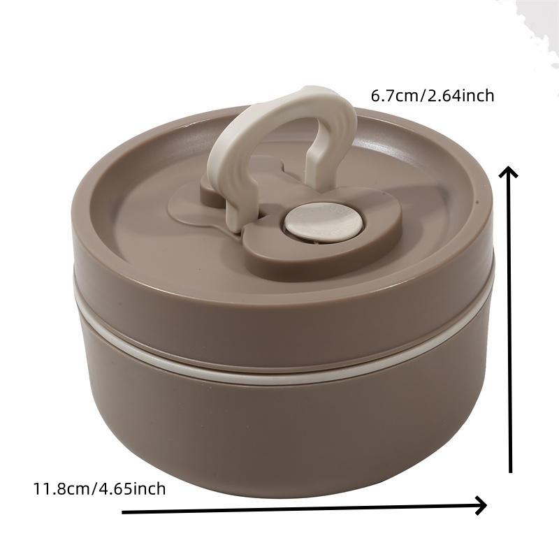 Stainless steel lunch box, insulated bucket, portable lunch box, office meal bag, high aesthetic breakfast cup