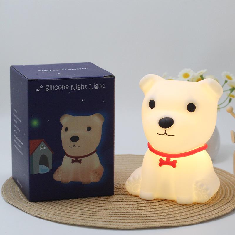 Rechargeable Axolotl Night Light with Timer – Touch-Control Bedside Lamp, Creative Gift