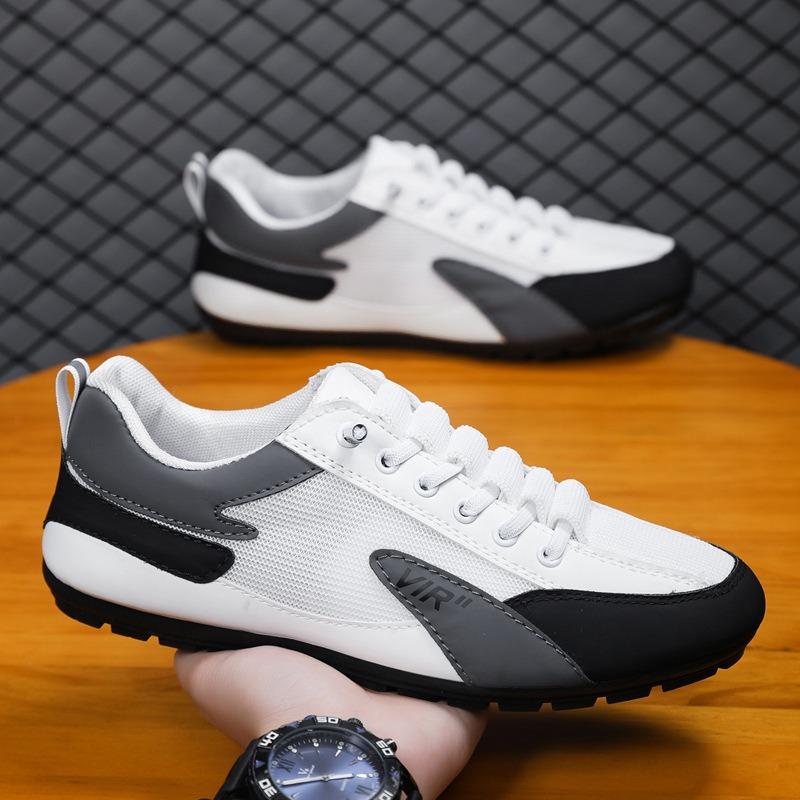 Summer Casual Shoes Men's Trend Mesh Breathable One-pedal Versatile Breathable Cloth Shoes