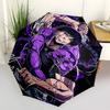 1pc Powerful Anime Character Automatic Opening Closing Umbrella with 3-Fold Design, 8-Bone Frame Perfect for Outdoor Use, Festive Gifts, Travel, Daily
