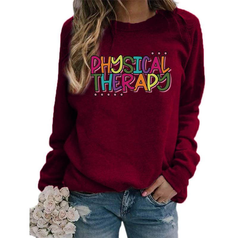 2025 Women's Long Sleeve Round Neck Hoodie - European & American Sizes for Fall/Winter