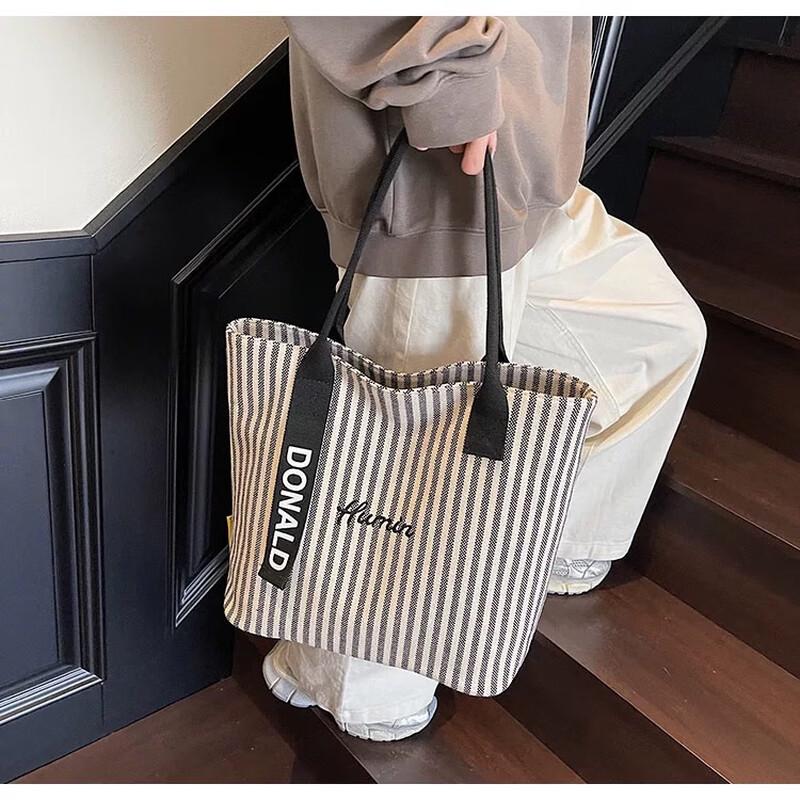 Kelluoke Damen große Canvas-Tragetasche