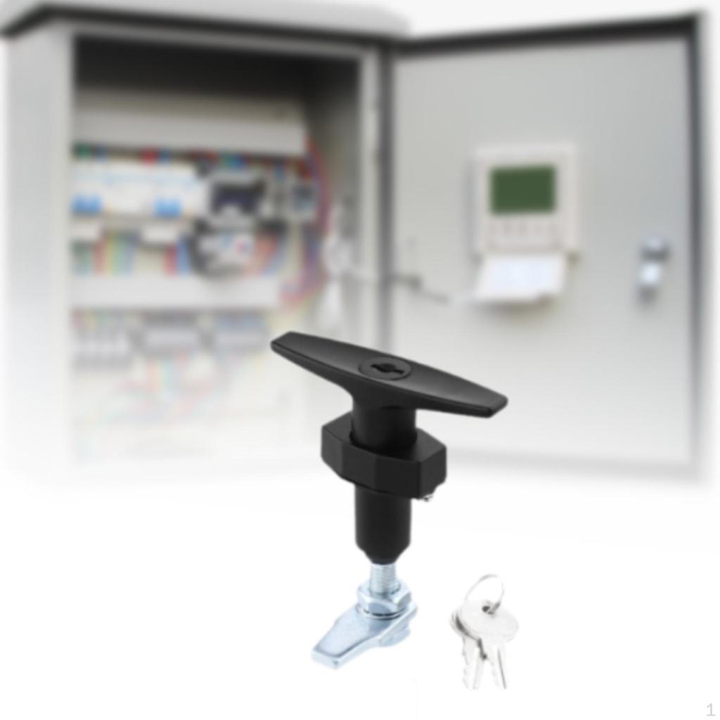 Assorted Set of T-Handle Locks, Safety Lock, Replacement, Practical, Shed Door Latch,