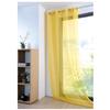 Voilage - Mona - 135 X 260 Cm - Jaune - 100% Polyester - Œillets Métalliques
