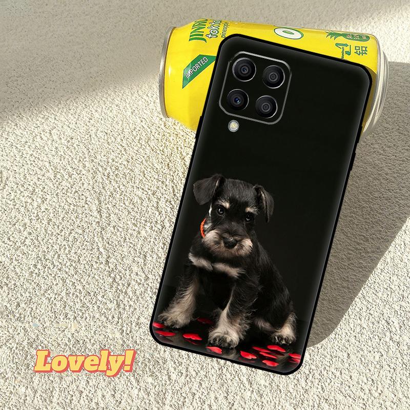 Schnauzer Dog Case For Samsung Galaxy M56 M06 M12 M32 M52 M35 M55 M15 M11 M13 M14 M16 M36 M31 M53 M34 M54