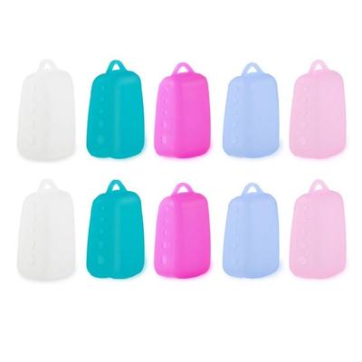10PCS Protège-Brosses à Dents Colorés en Silicone Souple Protections pour Brossettes Dentaires Couvercles Solution de Rangement Anti-Poussière Essentiel pour la Maison