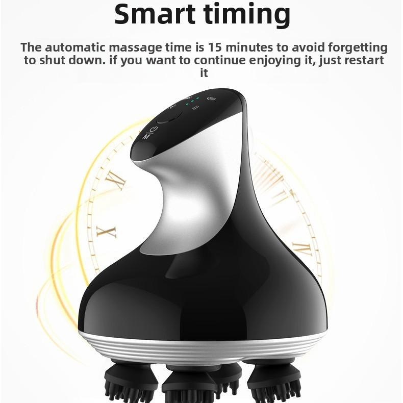 Kopfmassagegerät, Automatisches Kratzen der Kopfhaut, Elektrisches Kneten, Meridianausbaggern, Linderung von Kopfschmerzen, Akupunktur-Artefakt, Acht Krallen